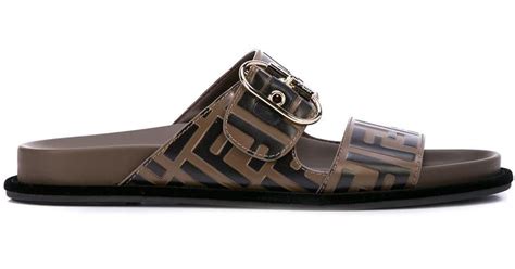 fendi double strap sandals|women fendi sandals clearance.